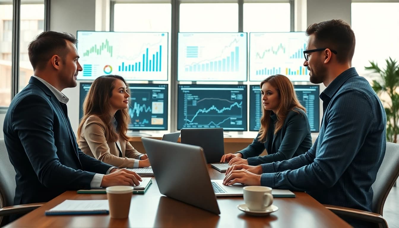 Analyze Competitive intelligence data in a collaborative office environment.