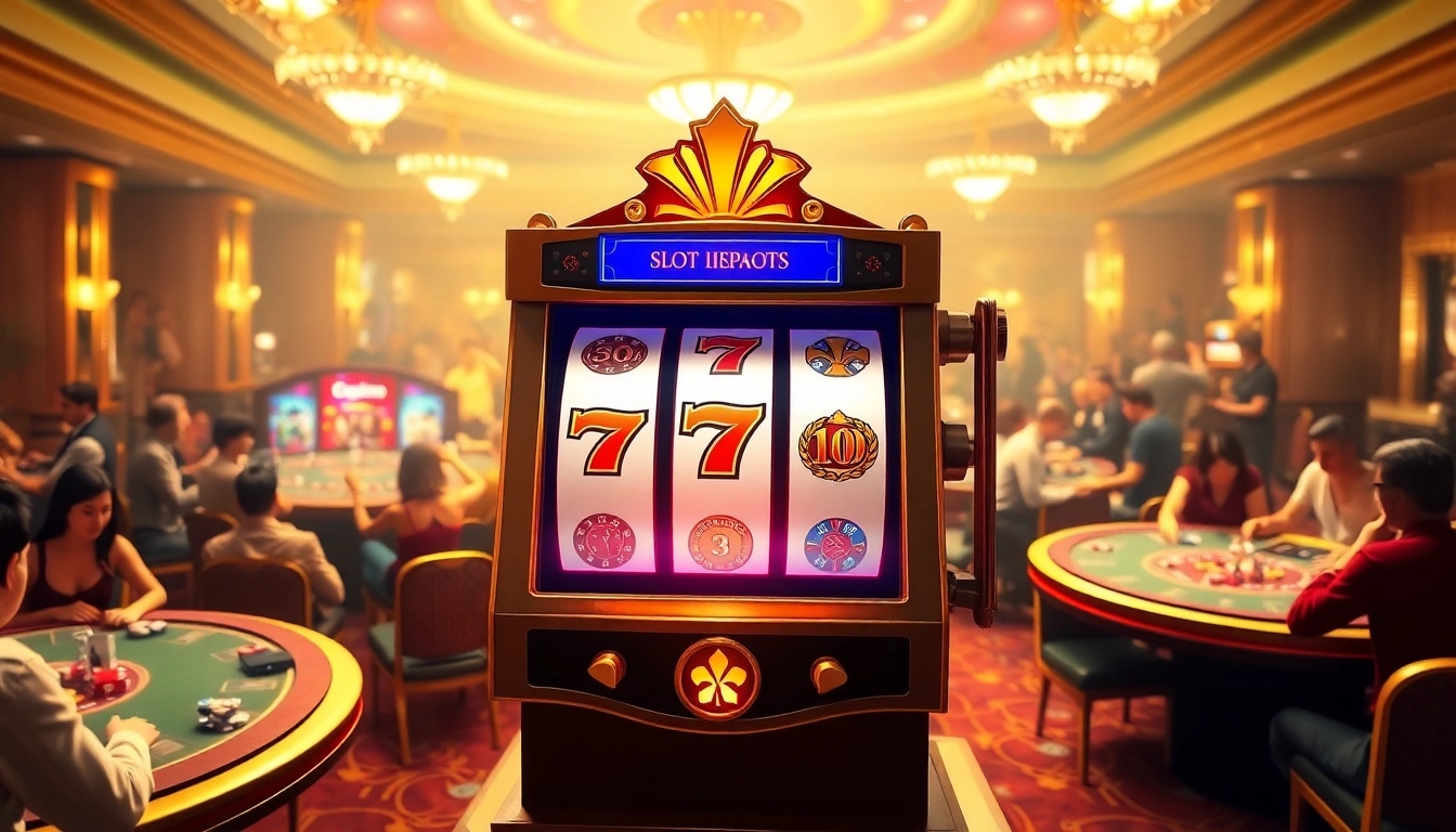 Engaging players at a vibrant casino table while spinning the slot demo scatter hitam machine.