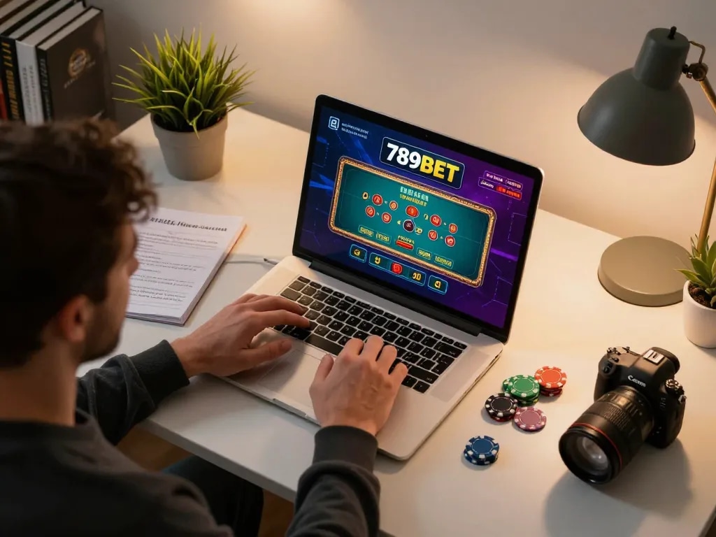 Player immersed in online gaming at 789BET, enjoying a strategic session with innovative gameplay.