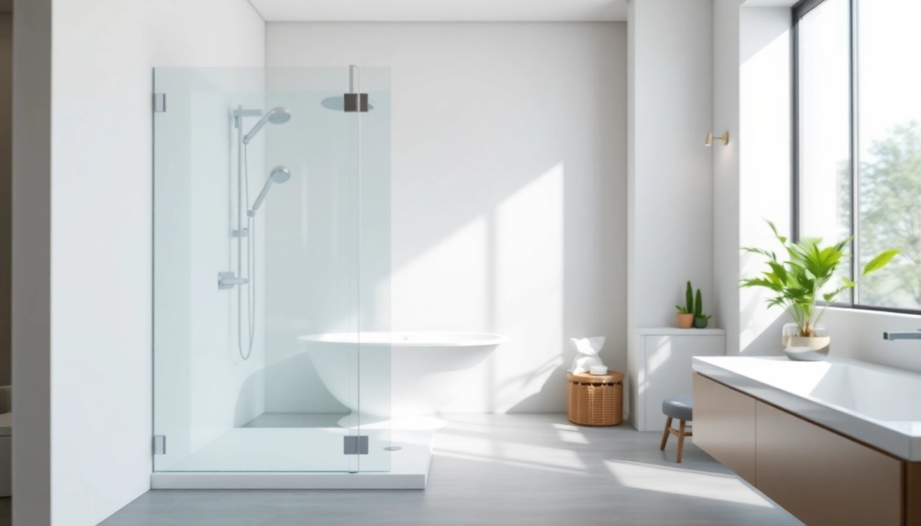 Enhance your bathroom with semi-frameless shower screens that offer elegance and functionality.