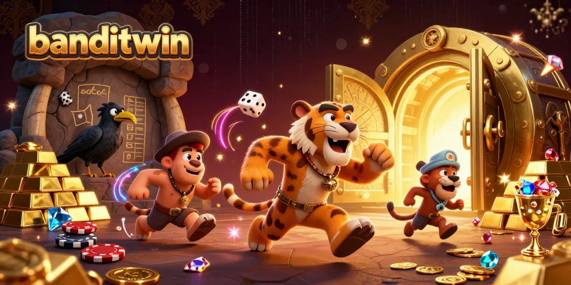 banditwin menawarkan keseruan bermain kasino dengan karakter lucu dan elemen berharga dalam ilustrasi menarik.