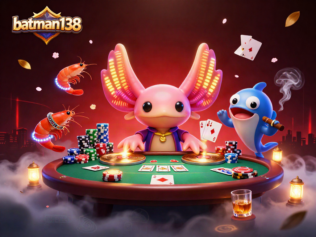 Batman138 menghadirkan aksi seru di meja poker dengan suasana ceria dan karakter unik.