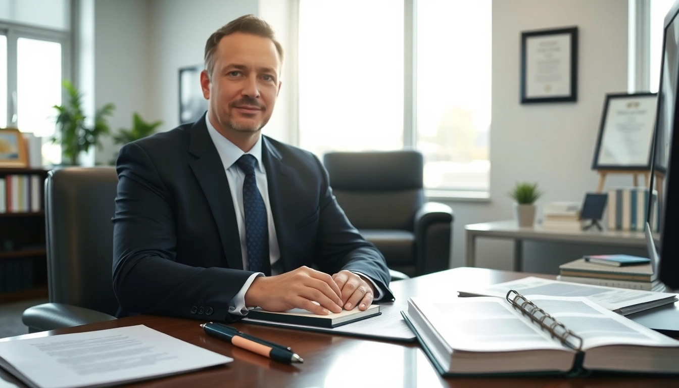 Engaging truck accident attorney Clearwater providing expert legal advice in a professional office.