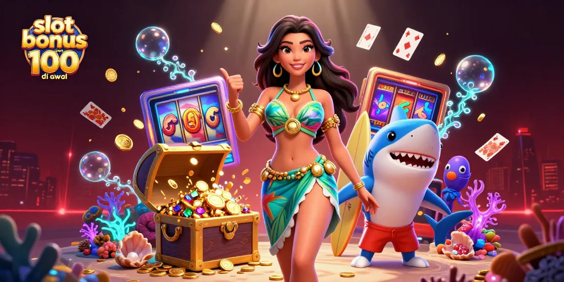 Win big with the slot bonus new member 100 di awal, enjoy vibrant casino elements and vibrant characters.