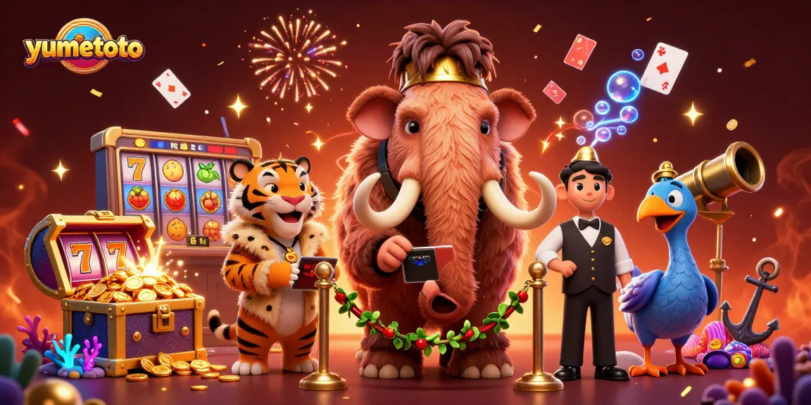 Permainan slot online dengan pengalaman luar biasa di yumetoto yang penuh warna dan harta karun.