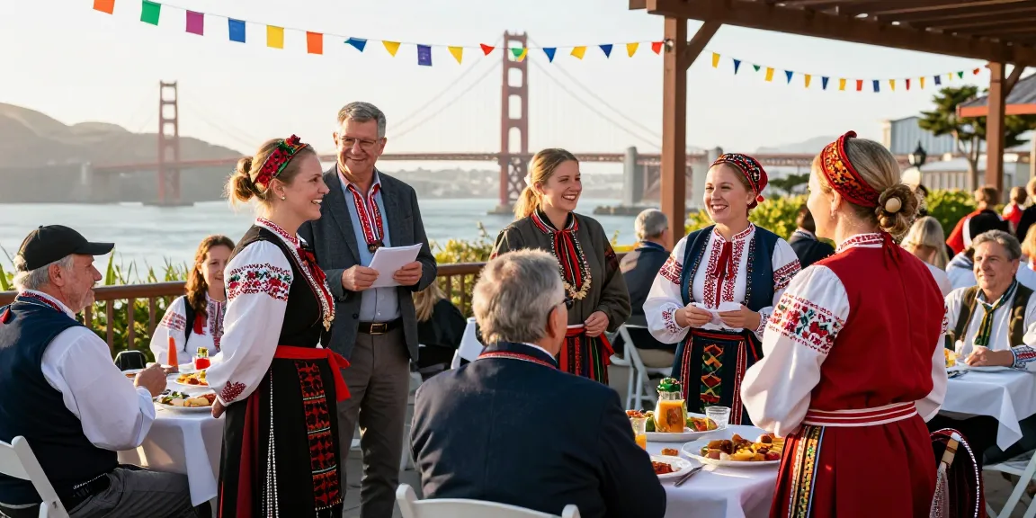 Polish community gathering in San Francisco at NAGA2000, showcasing cultural ties and togetherness.