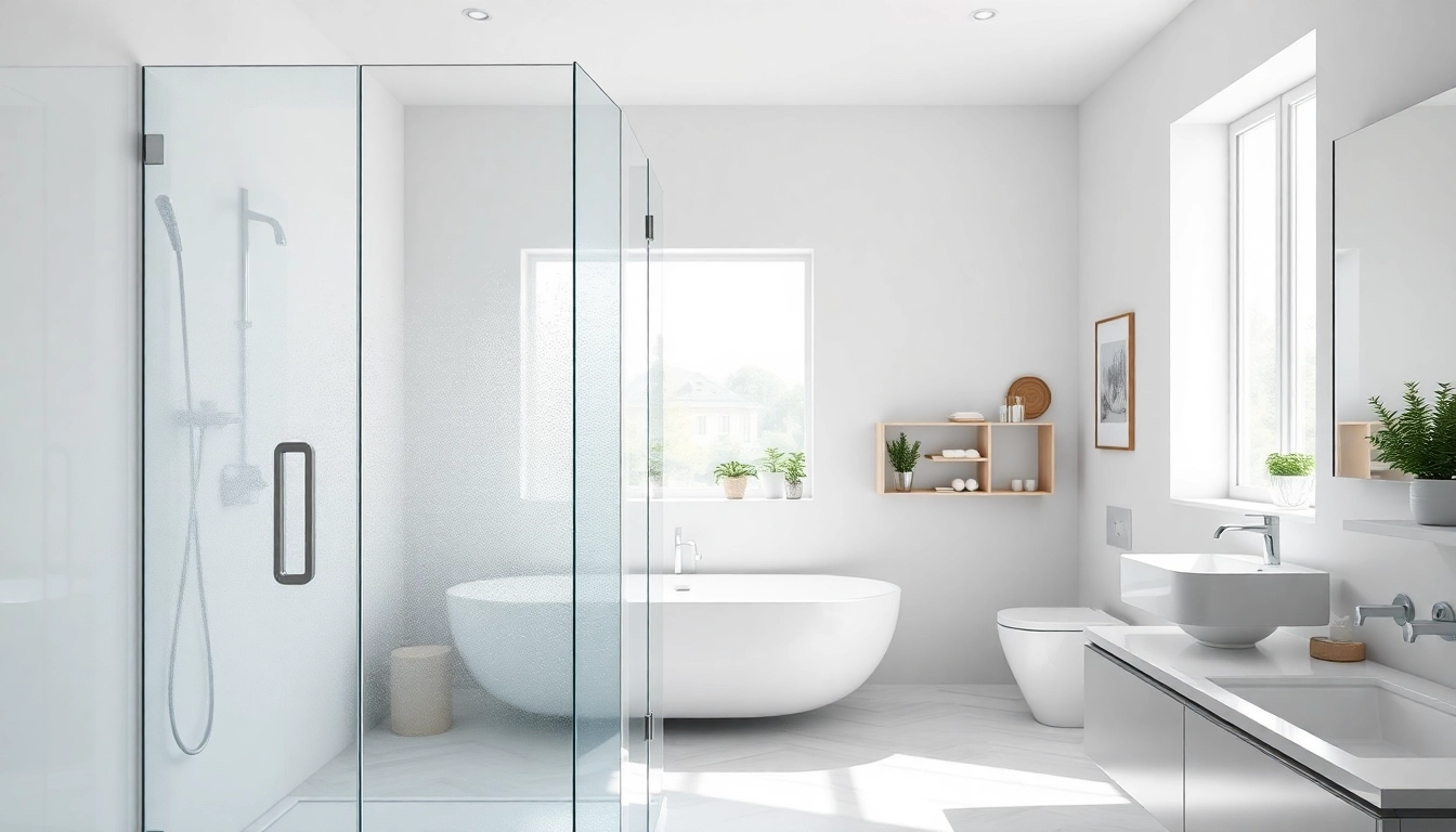 Ästhetisches Bad mit sonni sanitär GmbH Produkten, darunter elegante Duschkabinen und stilvolle Badezimmermöbel.