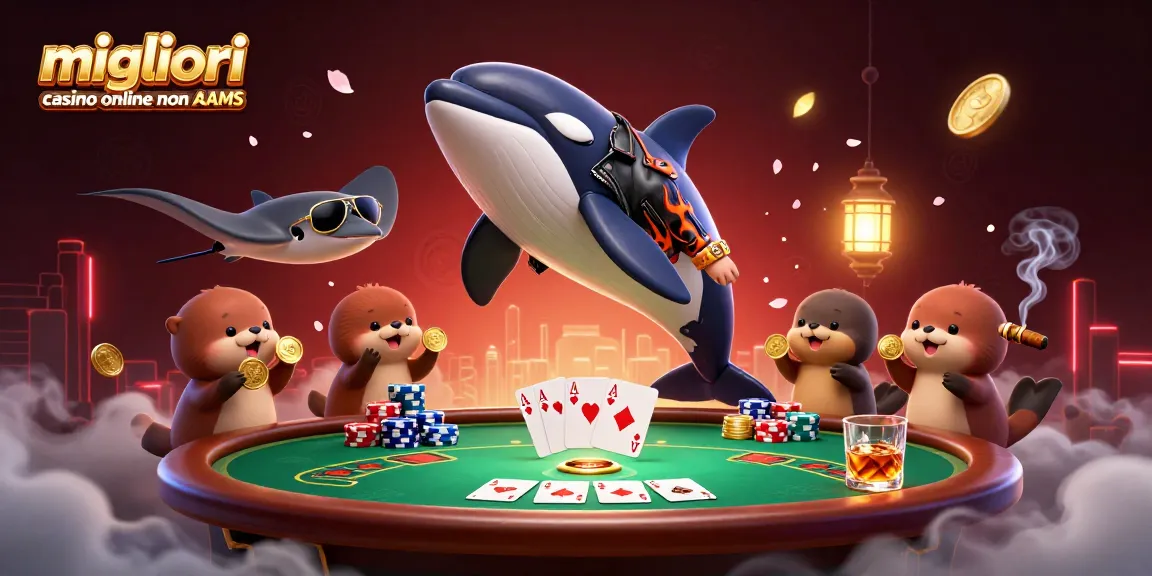 Vivi l'azione emozionante nei migliori casino online non AAMS con personaggi vibranti di creature marine.
