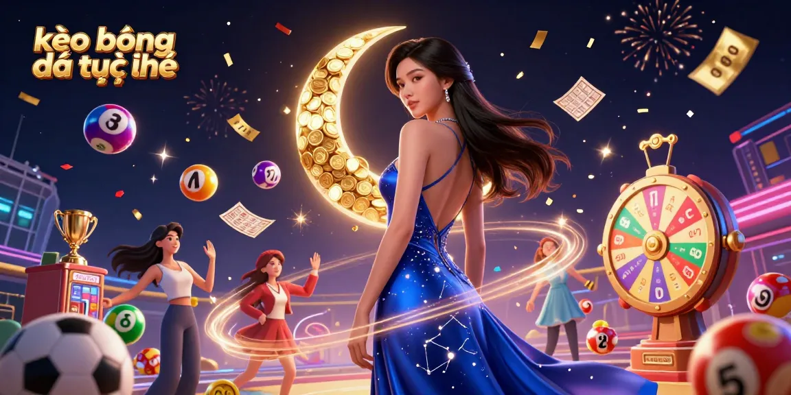 Experience thrilling kèo bóng đá trực tuyến action with dynamic sports betting elements in a vibrant 3D scene.