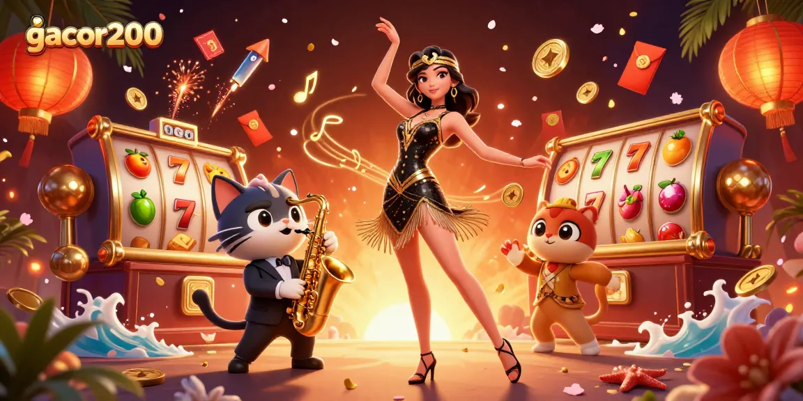 Engage with gacor200 through vibrant casino thrills featuring dynamic characters and exciting slot reels.