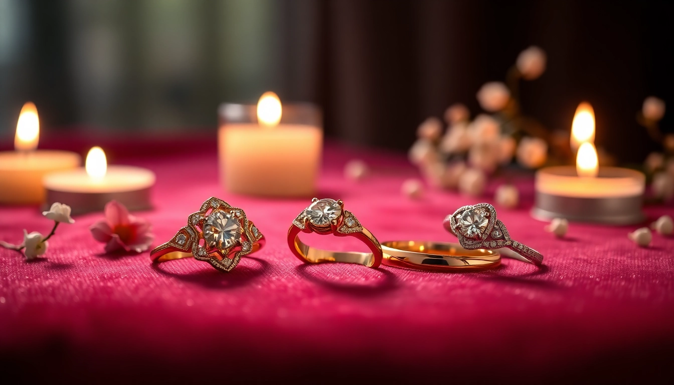 Exquisite promise rings showcased with elegant details and soft lighting.
