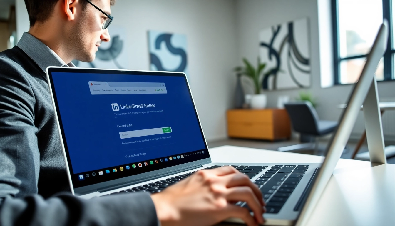 Utilize the linkedin business email finder tool for effective email searches.