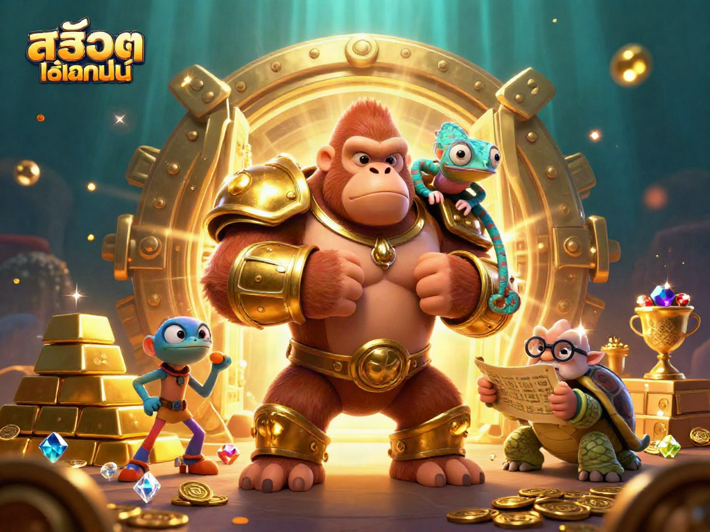 Spin the reels and win with สล็อตออนไลน์ featuring a vibrant 3D casino scene.