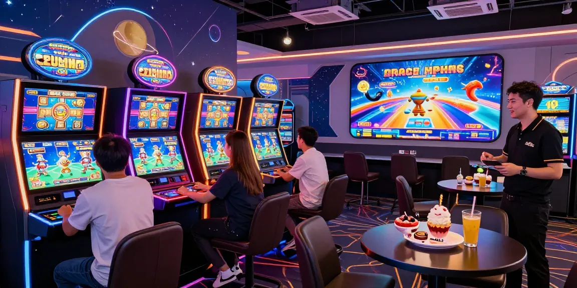 Exciting Spaceman online gaming experience in a vibrant casino atmosphere with interactive slots.