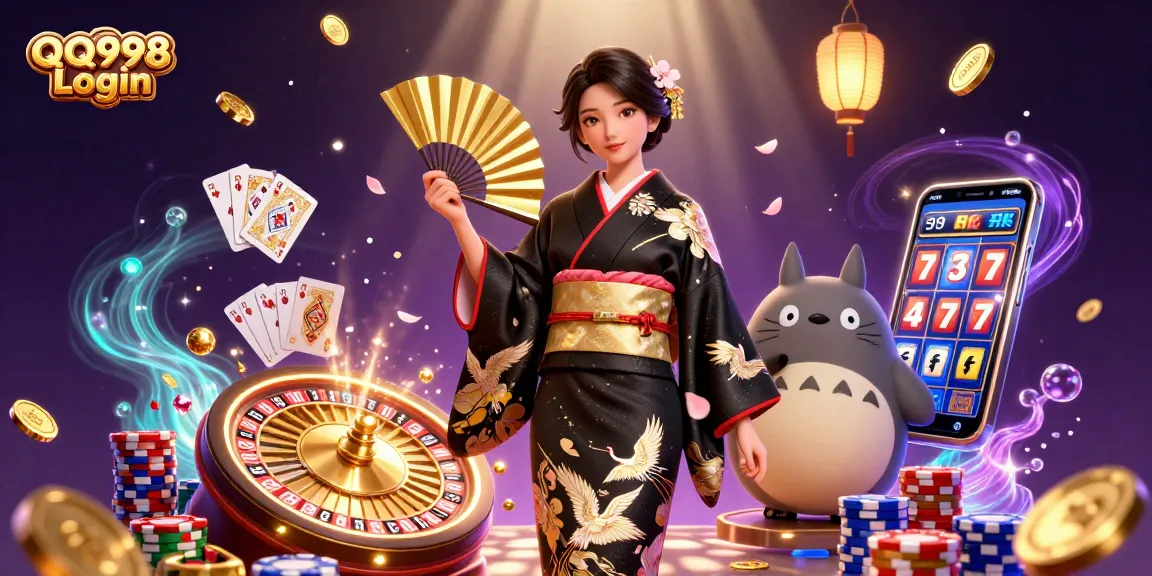 Experience the thrill of QQ998 Login with vibrant visuals and captivating casino games.