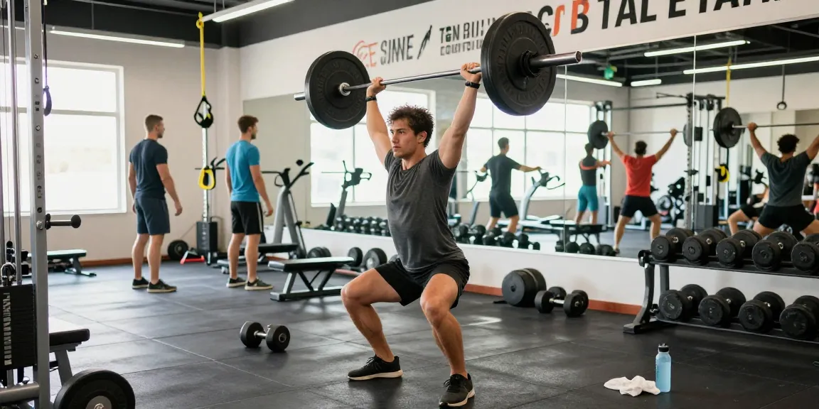 Official Prime Pharma Steroid Shop scene featuring an athlete in a dynamic workout at a modern gym.