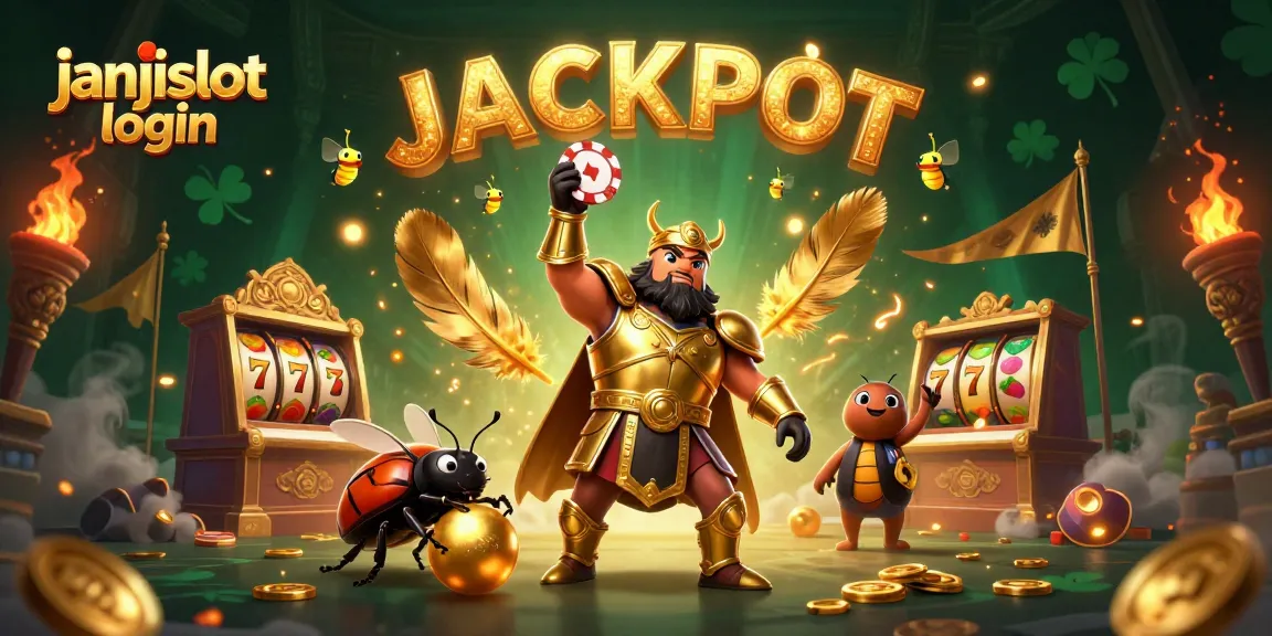 Play at janjislot login to unlock exciting slots and find your jackpot among dazzling golden coins.