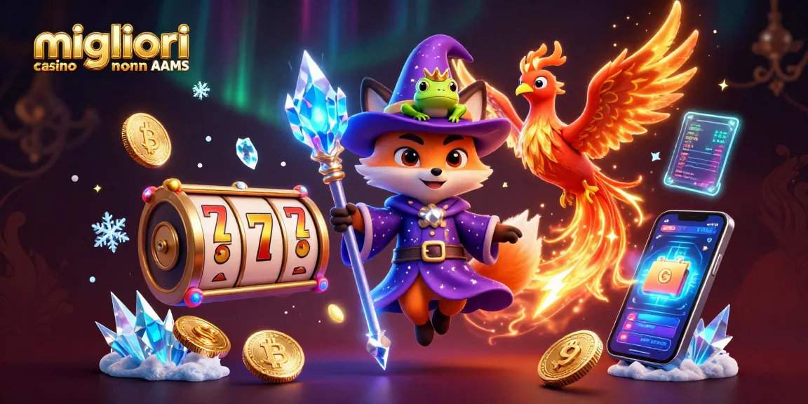 Partecipa a un gameplay emozionante con i migliori casino online non AAMS, con rulli delle slot dinamici ed elementi crypto.