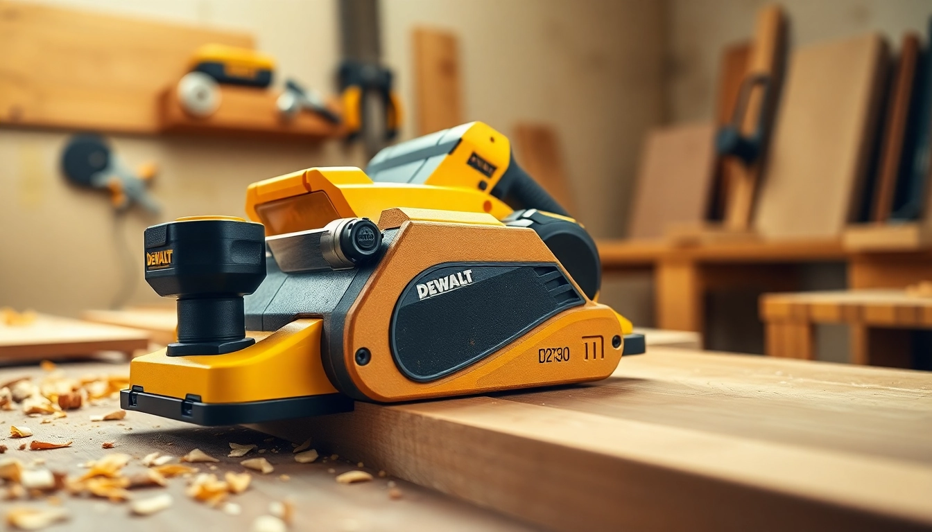 Efficiently using the DeWalt D27300 planer to create smooth, finishing cuts on wooden surfaces.