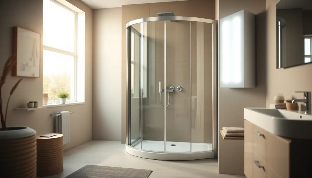 Le produit sirhona fr met en avant une cabine de douche moderne et élégante.