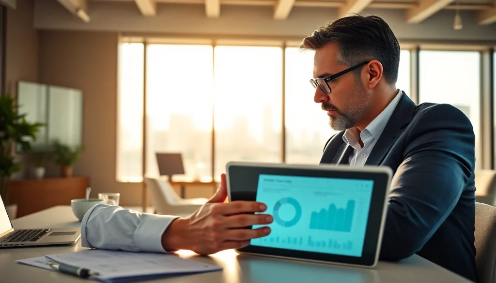 Enhance tax planning and wealth management with expert financial advice in a modern office.