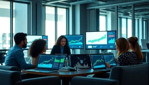 Boost engagement with the facebook smm panel at a modern marketing office.