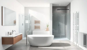 Gestalten Sie Ihr Badezimmer mit der sonni sanitär GmbH und modernen Duschwänden.