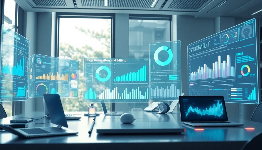 Explore the innovative features of nano banana 2 in a high-tech workspace filled with AI-driven tools and holographic displays.