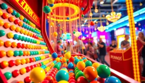 Rasakan keseruan demo plinko saat bola meluncur di papan berwarna yang cerah.