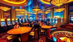 Experience high-stakes excitement at SODO Casino's elegant gaming floor.