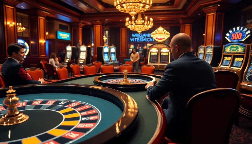 Experience the thrill of depositing 5k at a high-stakes casino gaming table.