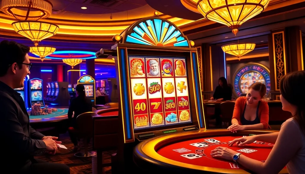 Nikmati permainan slot Olympus dalam suasana kasino mewah yang penuh kegembiraan.