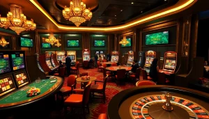 Experience thrilling game action at https://mm88.today/ with lively casino tables and vibrant slot machines.