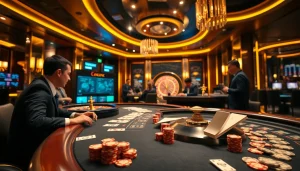 Engaging poker players at a moderncasino, referencing the hidden wiki for unique betting strategies.