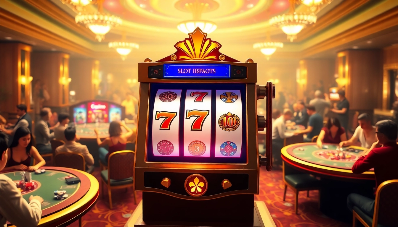 Engaging players at a vibrant casino table while spinning the slot demo scatter hitam machine.