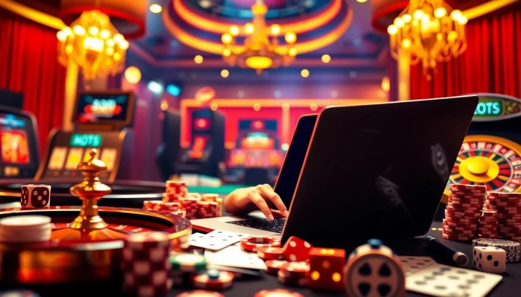 Découvrez l'excitation du casino en ligne argent réel avec des visuels de jeu vibrants capturant le frisson.