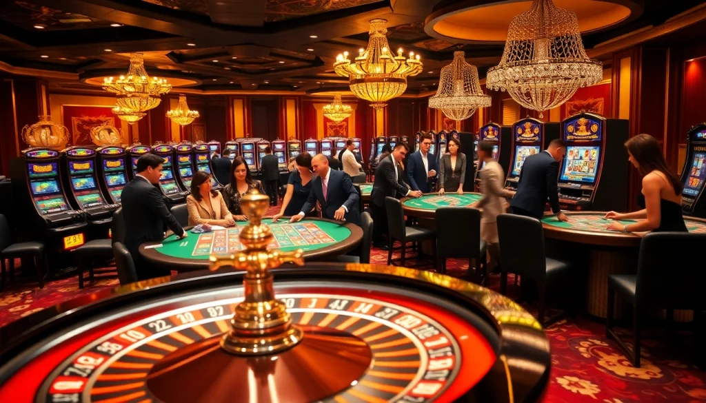 Découvrez l'excitation du casino en ligne français avec des jetons colorés et des tables de jeu animées.