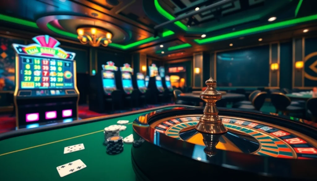 Découvrez l'excitation du casino en ligne français avec des machines à sous vibrantes et des tables de poker.