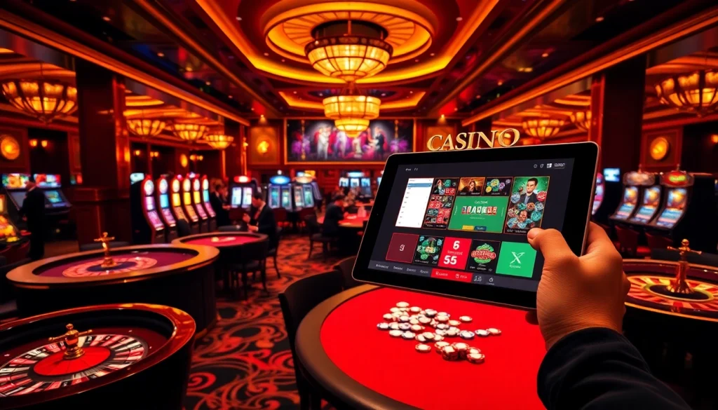 Vivez le frisson du casino en ligne français avec des tables de jeu vibrantes et des joueurs excités.