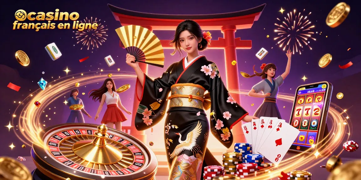 Vivez des jeux palpitants au casino français en ligne avec des personnages vibrants et des éléments de casino dynamiques.