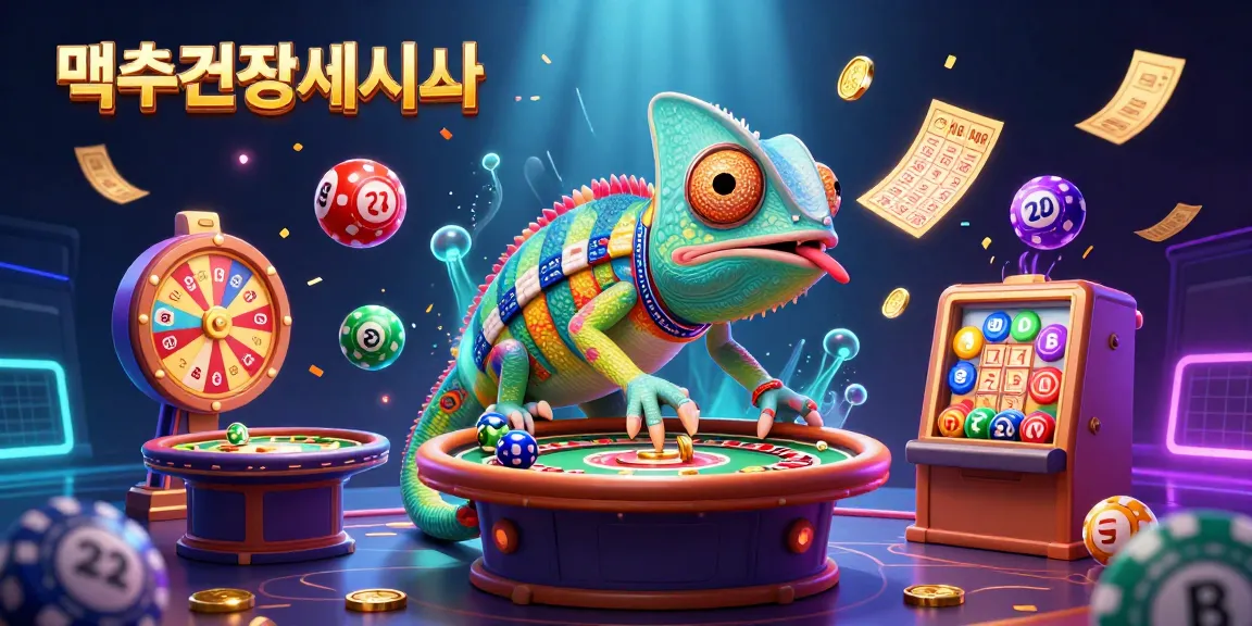 먹튀검증사이트에서 안전한 베팅을 즐기는 도박 환경을 간직한 재미있고 생생한 일러스트.