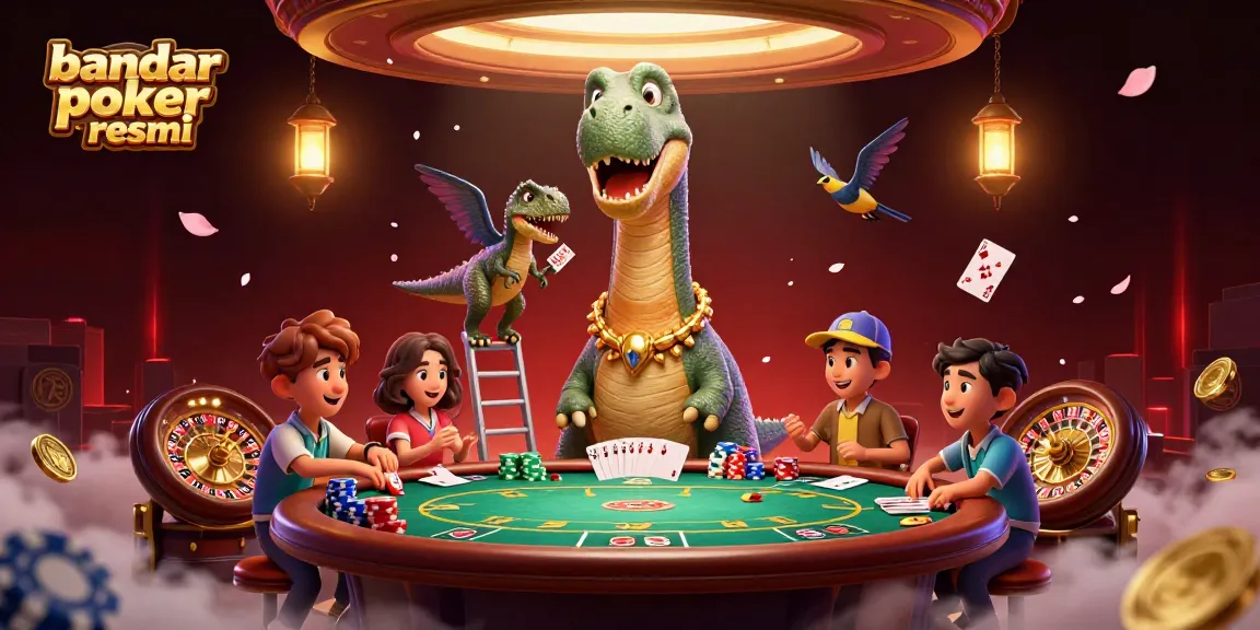 Engage with bandar poker resmi for an exciting online poker experience featuring dynamic gaming scenes.