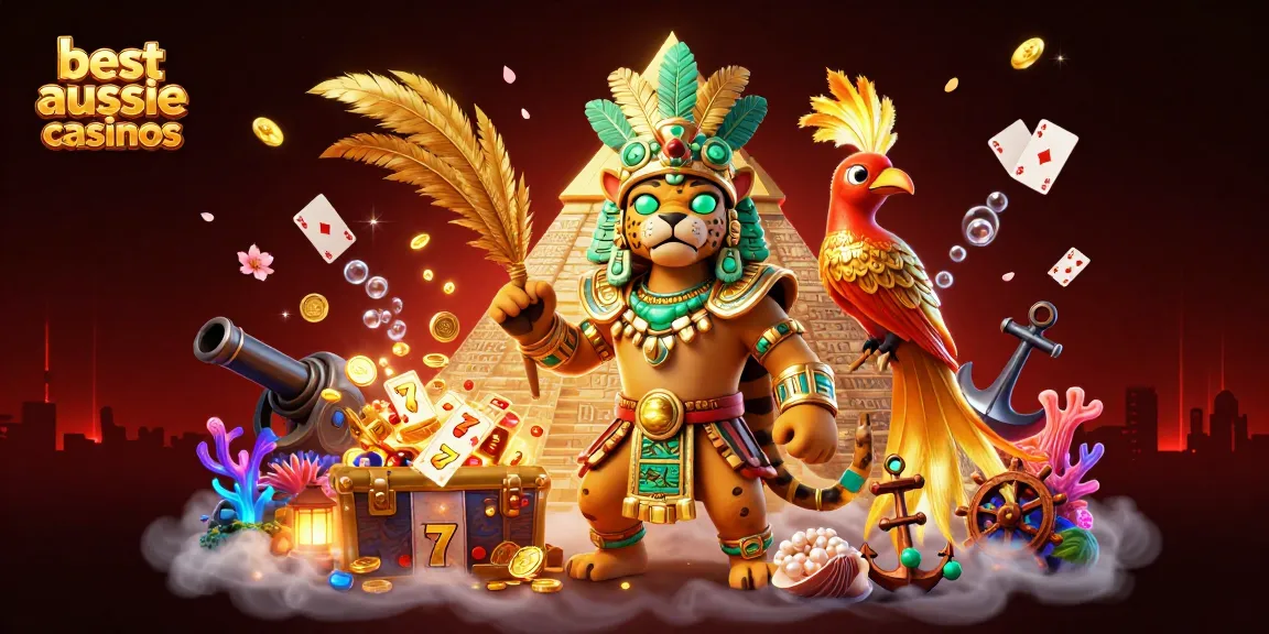 Experience vibrant action at the best Aussie online casinos with thrilling characters and game elements.