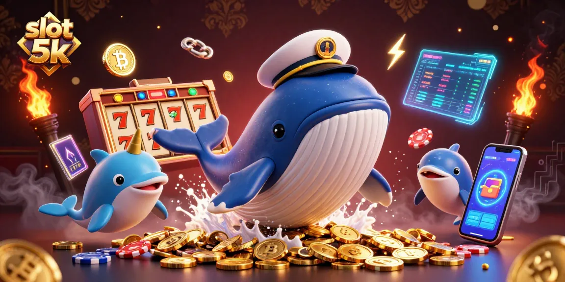 Experience thrilling slot 5k action with vivid characters navigating a sea of gold coins.