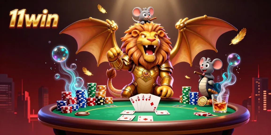 Engage with the vibrant 11win casino scene featuring a chimera and poker elements for thrilling gameplay.